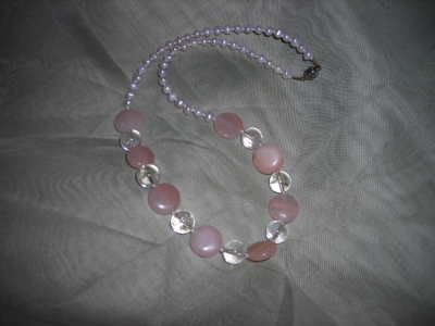 Pink aventurine necklace $20