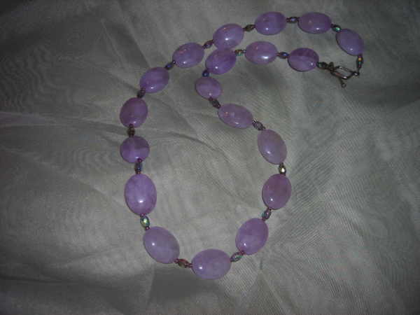 Lavender aventurine necklace $20